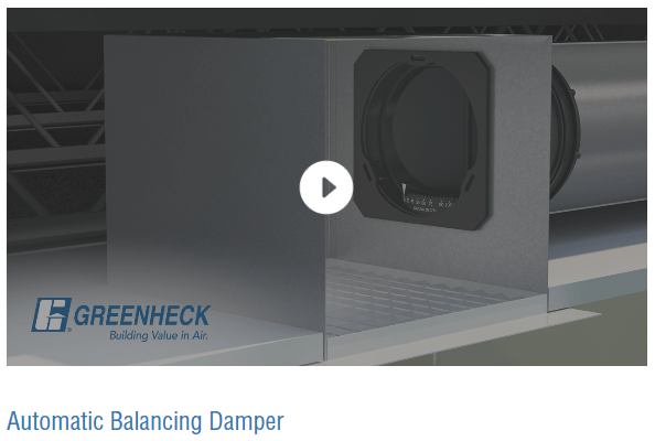 Greenheck Automatic Balancing Damper
