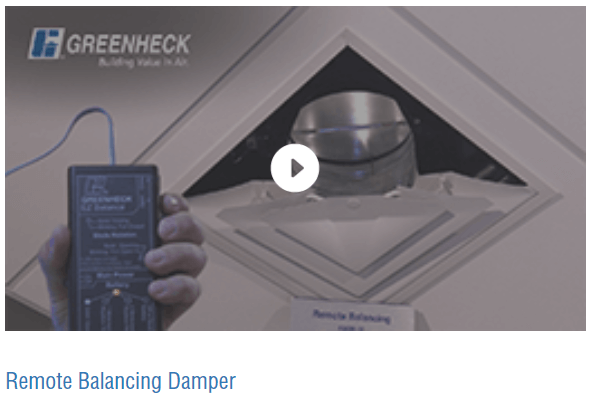 Greenheck Remote Balancing Damper