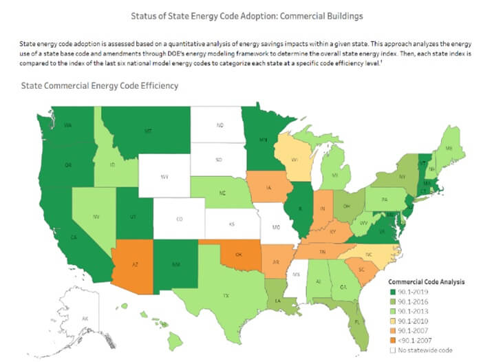 Status of State Energy Code Adoption as of 3-31-24