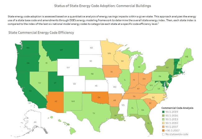 Status of State Energy Code Adoption as of 12-28-23