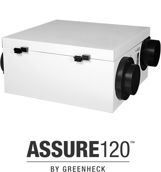 Greenheck residential energy recovery ventilator - Model: Assure120